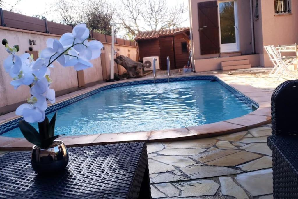 Villa Avec Piscine A St Marie La Mer Sainte-Marie-la-Mer Esterno foto