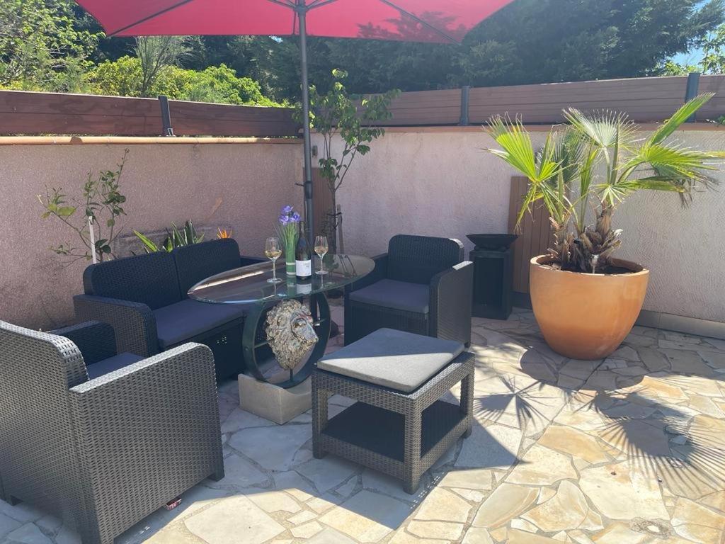 Villa Avec Piscine A St Marie La Mer Sainte-Marie-la-Mer Esterno foto